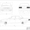 Чертеж общего вида ГАЗ-31105